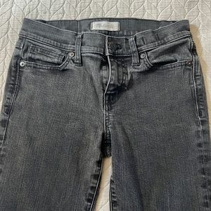 Madewell distressed skinny black jeans